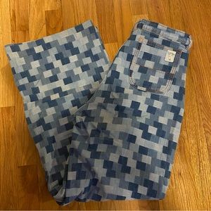 judi Rosen New York patchwork jeans